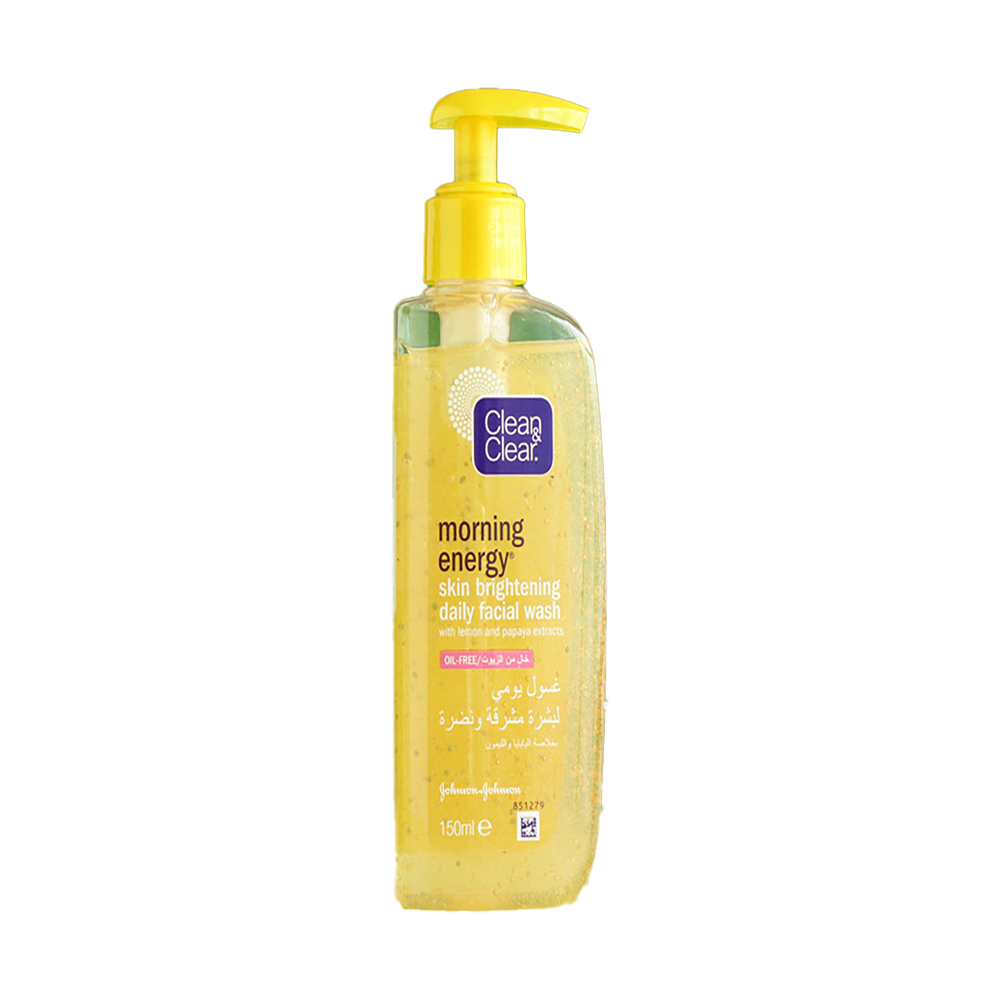 Clean & Clear Brightening Face Wash with Lemon & Papaya – 150ml – Saifuliya Mart Bangladesh