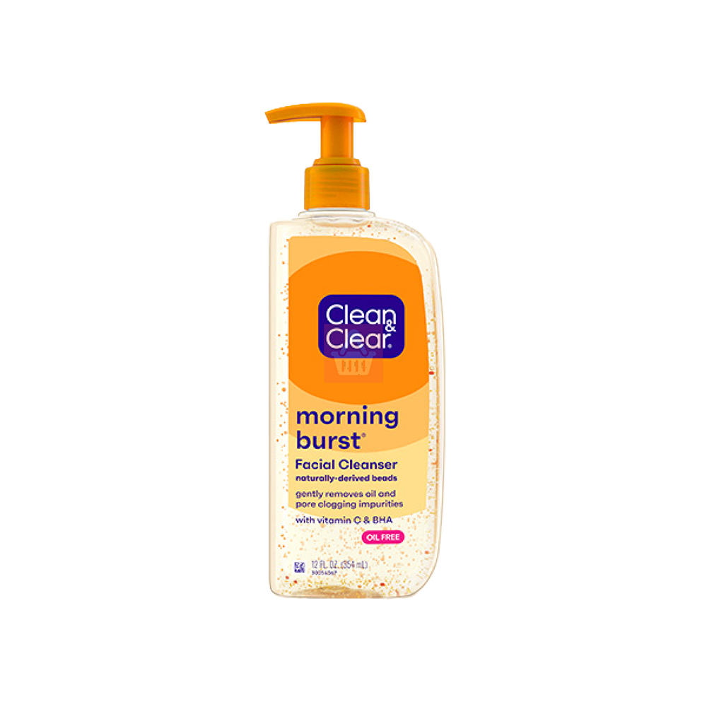 Clean & Clear Morning Burst Facial Cleanser 240ml – Vitamin C & Ginseng Gel Wash | Saifuliya Mart Bangladesh