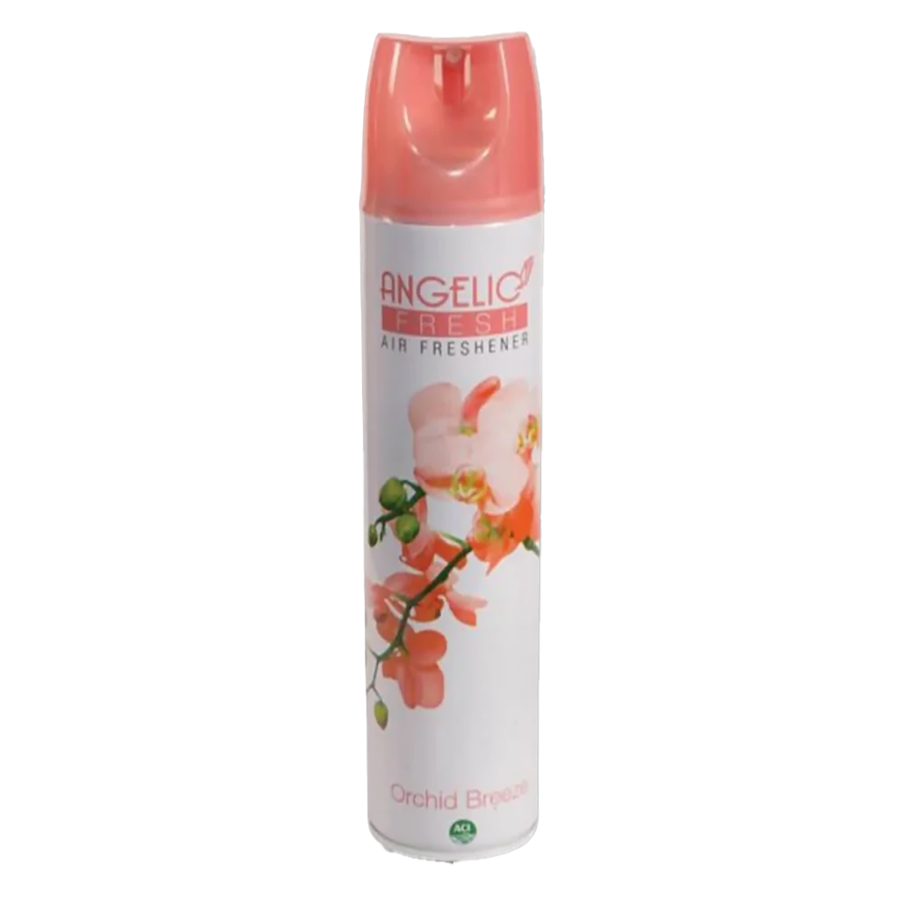 Angelic Fresh Orchid Breeze Air Freshener Spray 300ml – Floral Room Fragrance by ACI