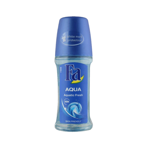 Fa Aqua Deodorant Roll-On 50ml – Long-Lasting Freshness & Odor Protection – Alcohol-Free UAE Product