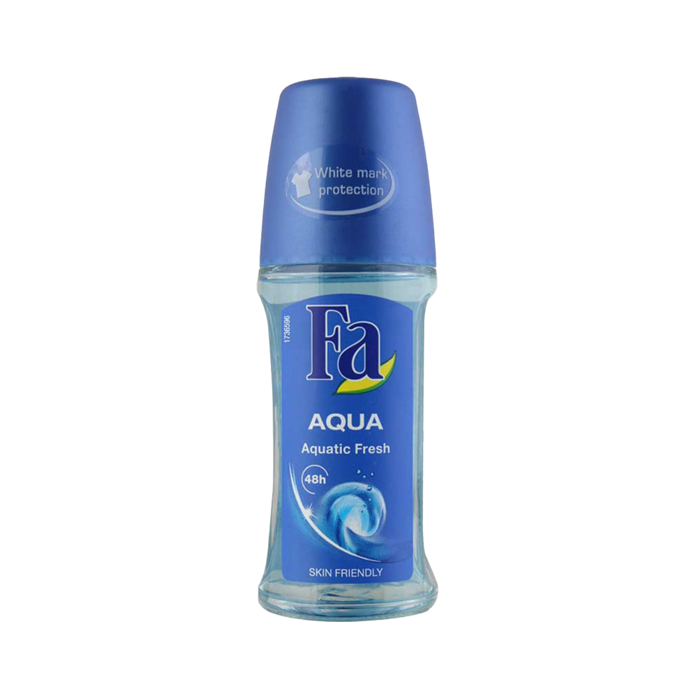Fa Aqua Deodorant Roll-On 50ml – Long-Lasting Freshness & Odor Protection – Alcohol-Free UAE Product