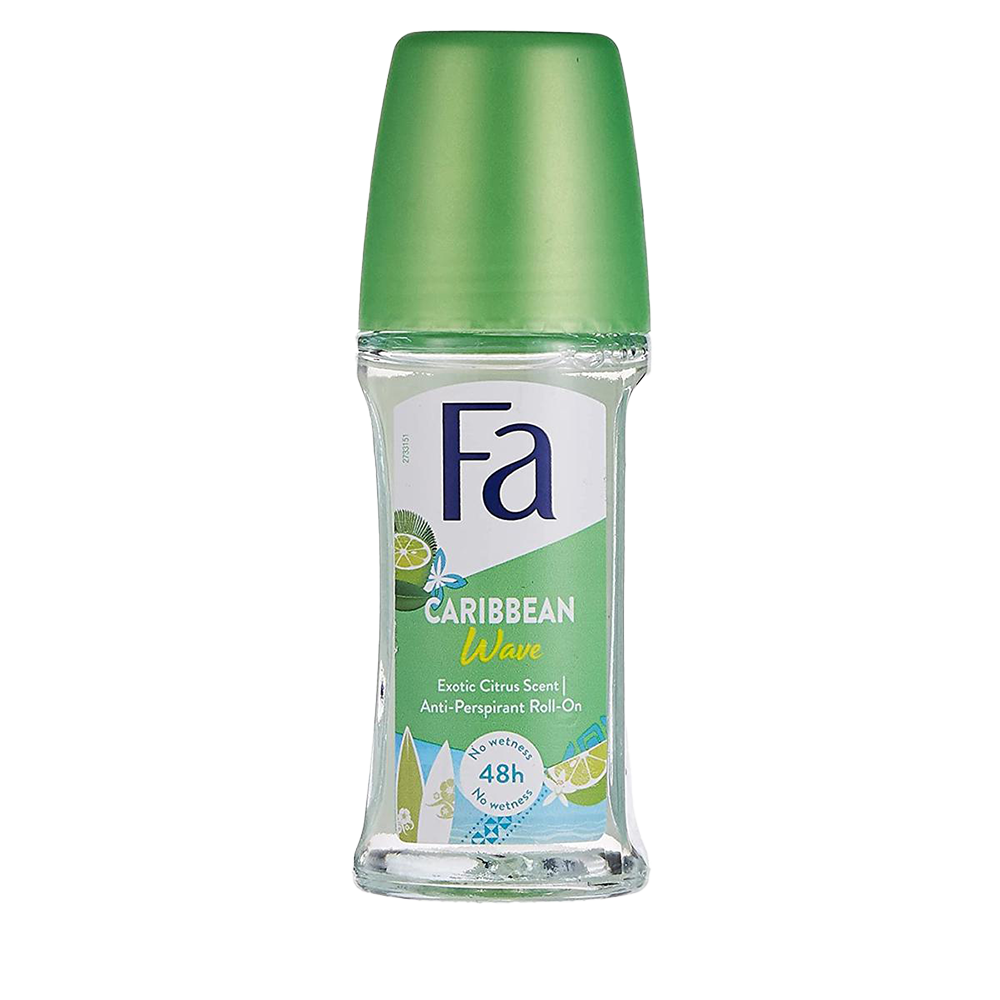 FA Caribbean Wave Body Deodorant Roll-On 50ml – UAE Imported Long-Lasting Unisex Deodorant