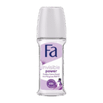 Fa Invisible Power Roll-On Deodorant 50ml – No White Marks, 48H Sweat Protection, Unisex Roll On