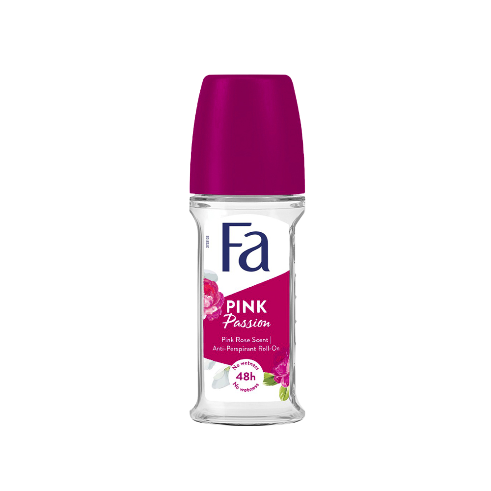 Fa Pink Passion Floral Roll-On Deodorant 50ml – Long Lasting Fresh Scent for Women