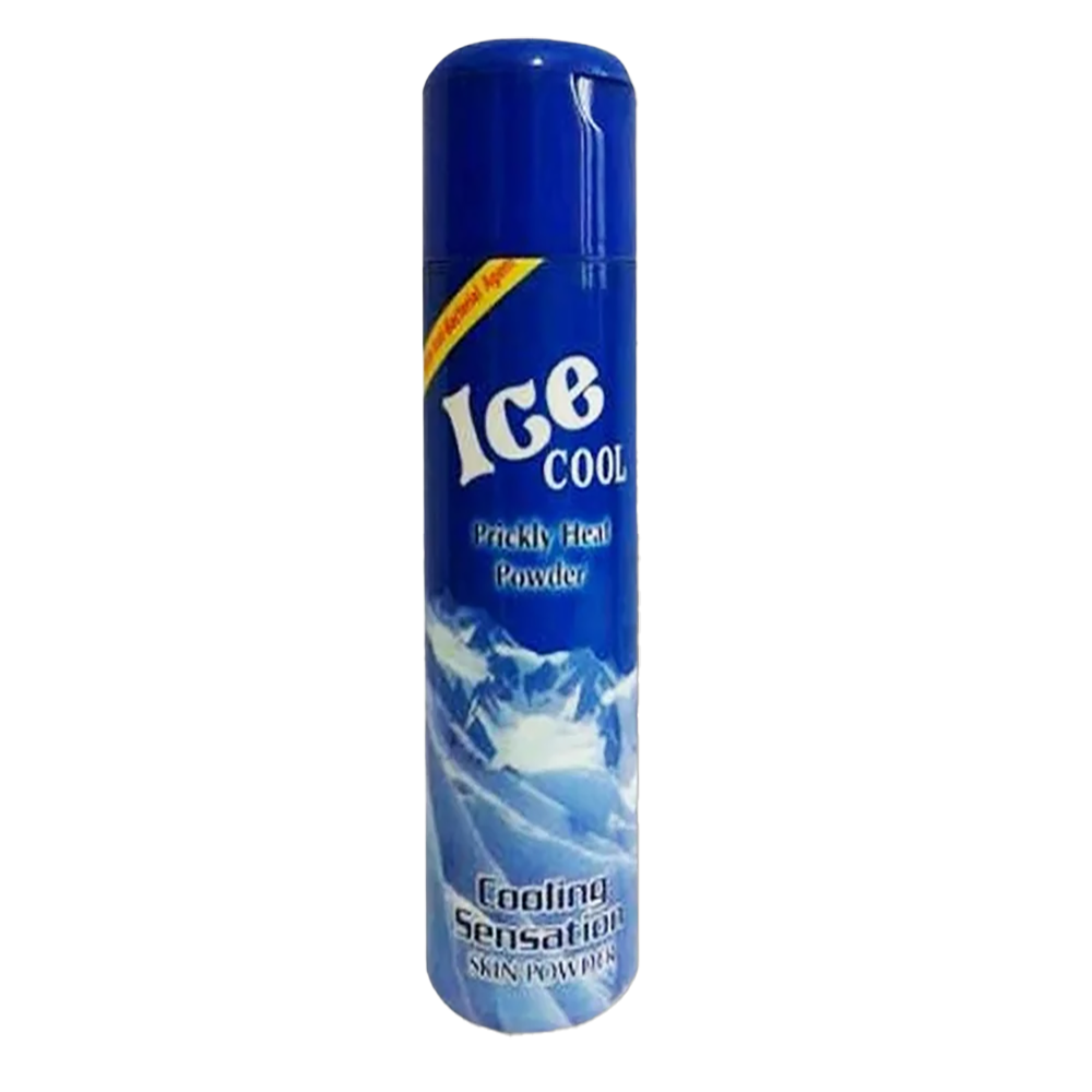 Ice Cool Prickly Heat Powder 100g – Soothing Sandalwood Talcum for Summer in Bangladesh