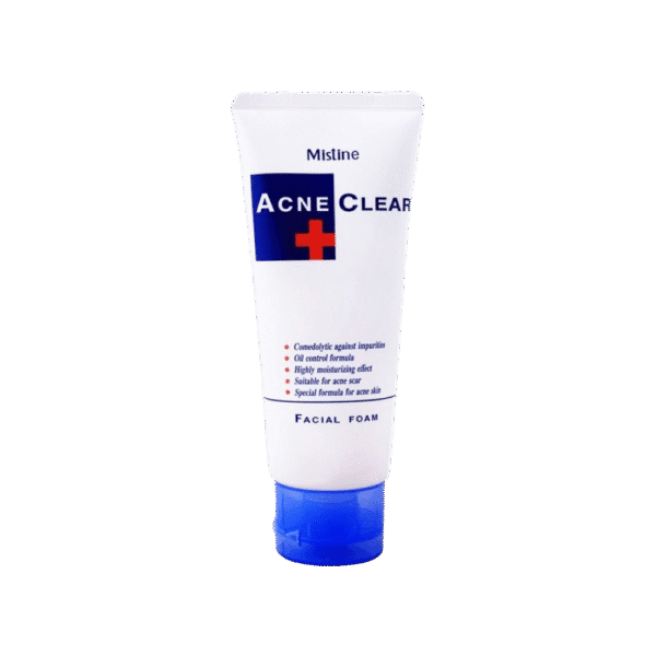 Mistine Acne Clear+ Facial Foam 85gm – Thailand Skincare for Acne & Oil Control