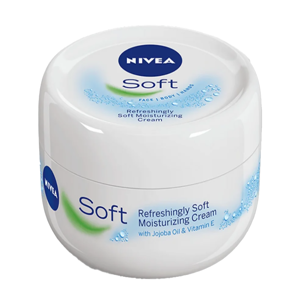 NIVEA Soft Moisturising Cream Jar 100ml – Vitamin E & Jojoba Oil Hydrating Cream