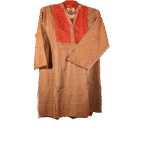 Unstitched Block Print One Piece Dress for Women – Casual Stylish Outfit in Bangladesh