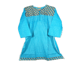 Unstitched Block Print One Piece Dress for Women – Casual Stylish Outfit in Bangladesh