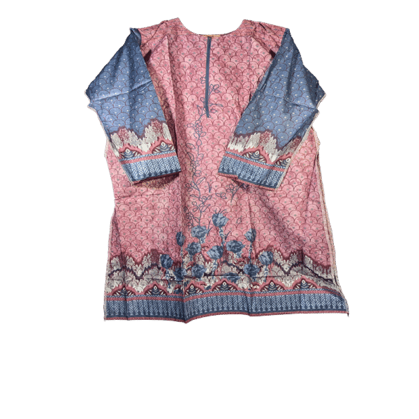Unstitched Block Print One Piece Dress for Women – Casual Stylish Outfit in Bangladesh