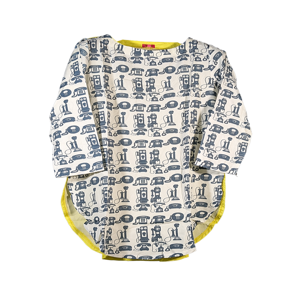 Unstitched Block Print One Piece Dress for Women – Casual Stylish Outfit in Bangladesh