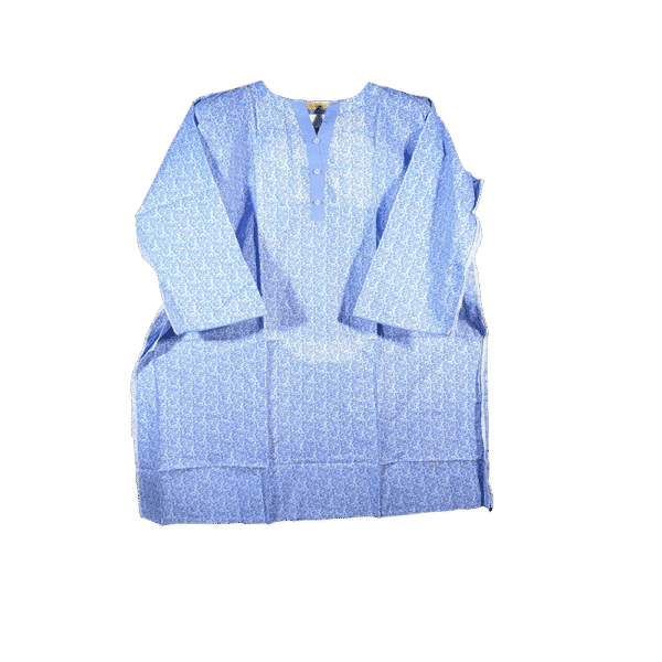 Unstitched Block Print One Piece Dress for Women – Casual Stylish Outfit in Bangladesh