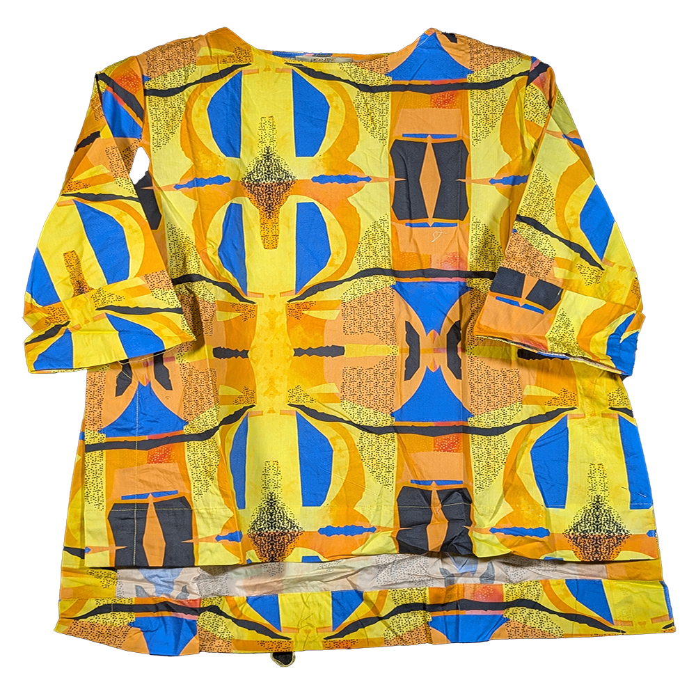 Unstitched Block Print One Piece Dress for Women – Casual Stylish Outfit in Bangladesh