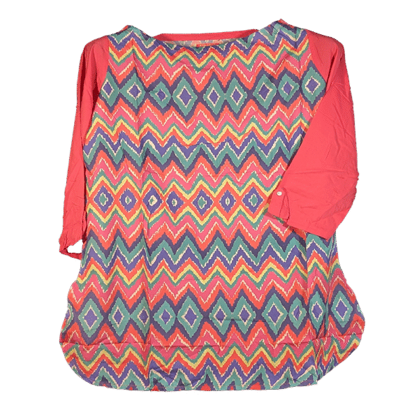Unstitched Block Print One Piece Dress for Women – Casual Stylish Outfit in Bangladesh