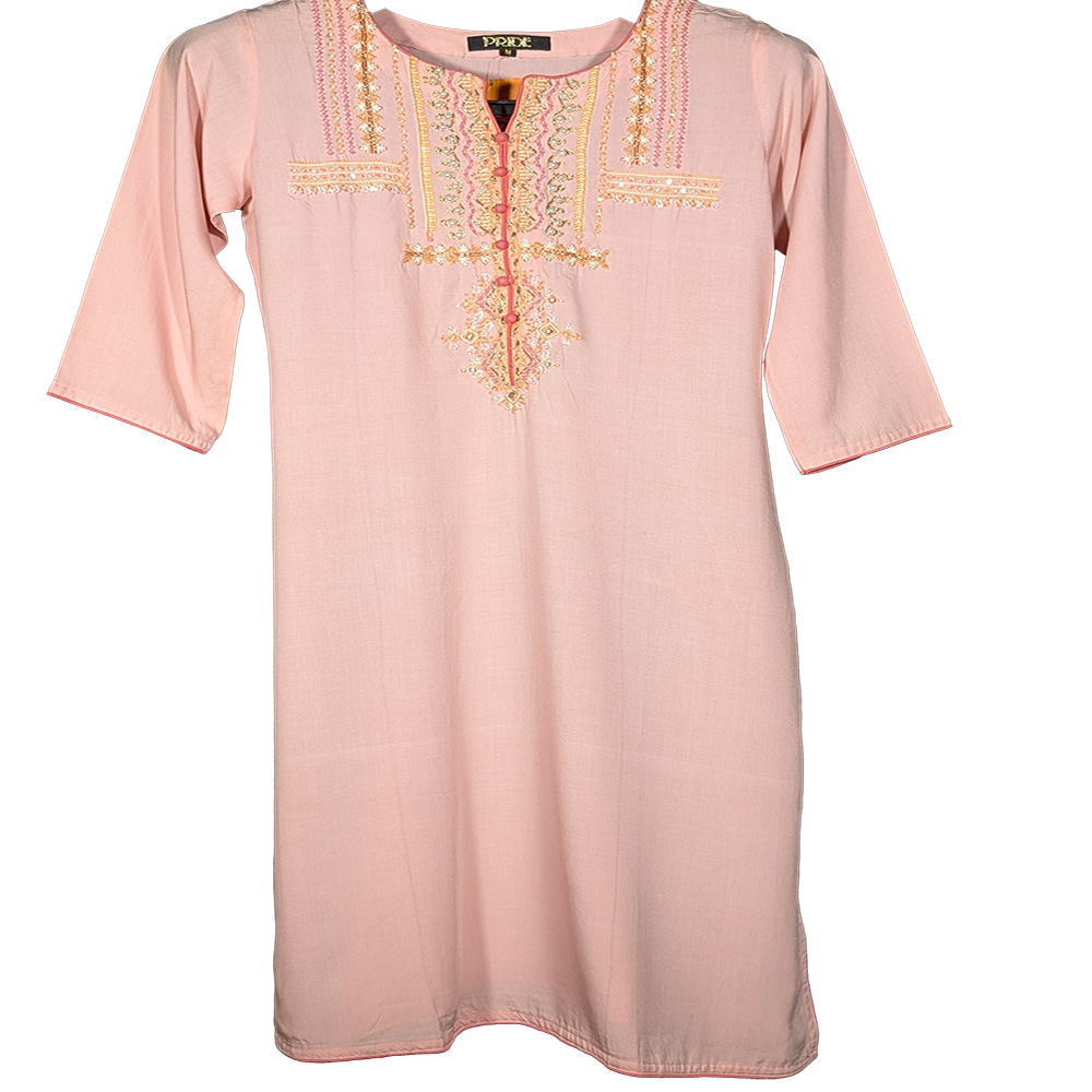 Unstitched Block Print One Piece Dress for Women – Casual Stylish Outfit in Bangladesh