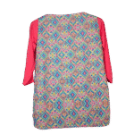 Unstitched Block Print One Piece Dress for Women – Casual Stylish Outfit in Bangladesh