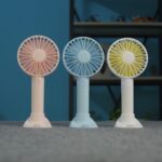 Portable Mini Hand Held Fan N12 – Rechargeable 3-Speed Travel Fan with 1200mAh Battery in Bangladesh