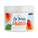 St. Ives Acne Control Apricot Scrub 283g – Oil-Free Exfoliator with Salicylic Acid for Acne-Prone Skin
