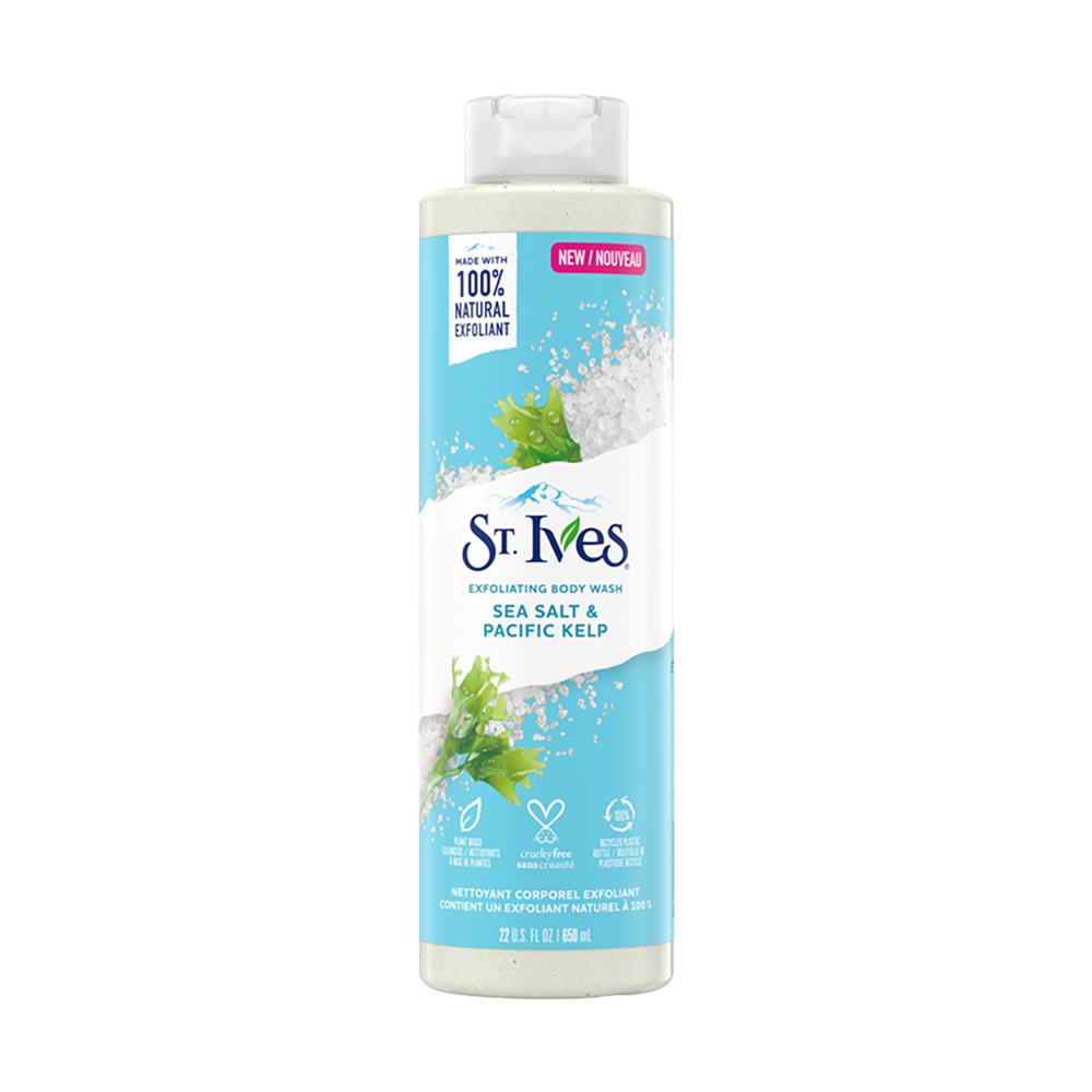 St. Ives Sea Salt and Pacific Kelp Exfoliating Body Wash 650ml – Poland Imported