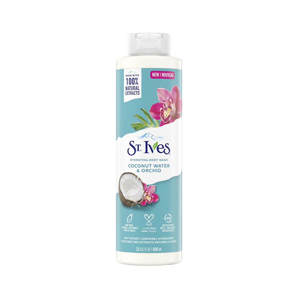 St. Ives Coconut Water & Orchid Body Wash 650ml – Natural Hydrating Shower Gel in Bangladesh