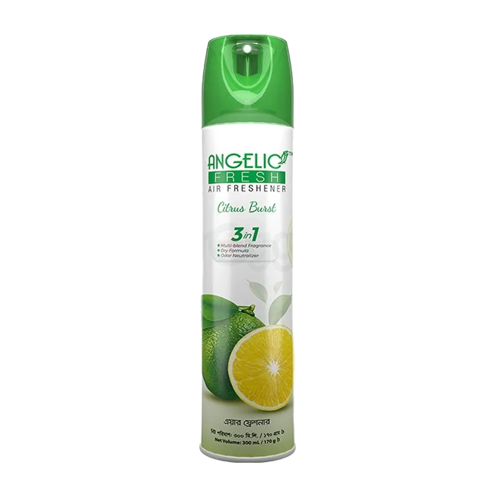 Angelic Fresh Citrus Burst Air Freshener 300ml Spray Bottle – Saifuliya Mart Bangladesh