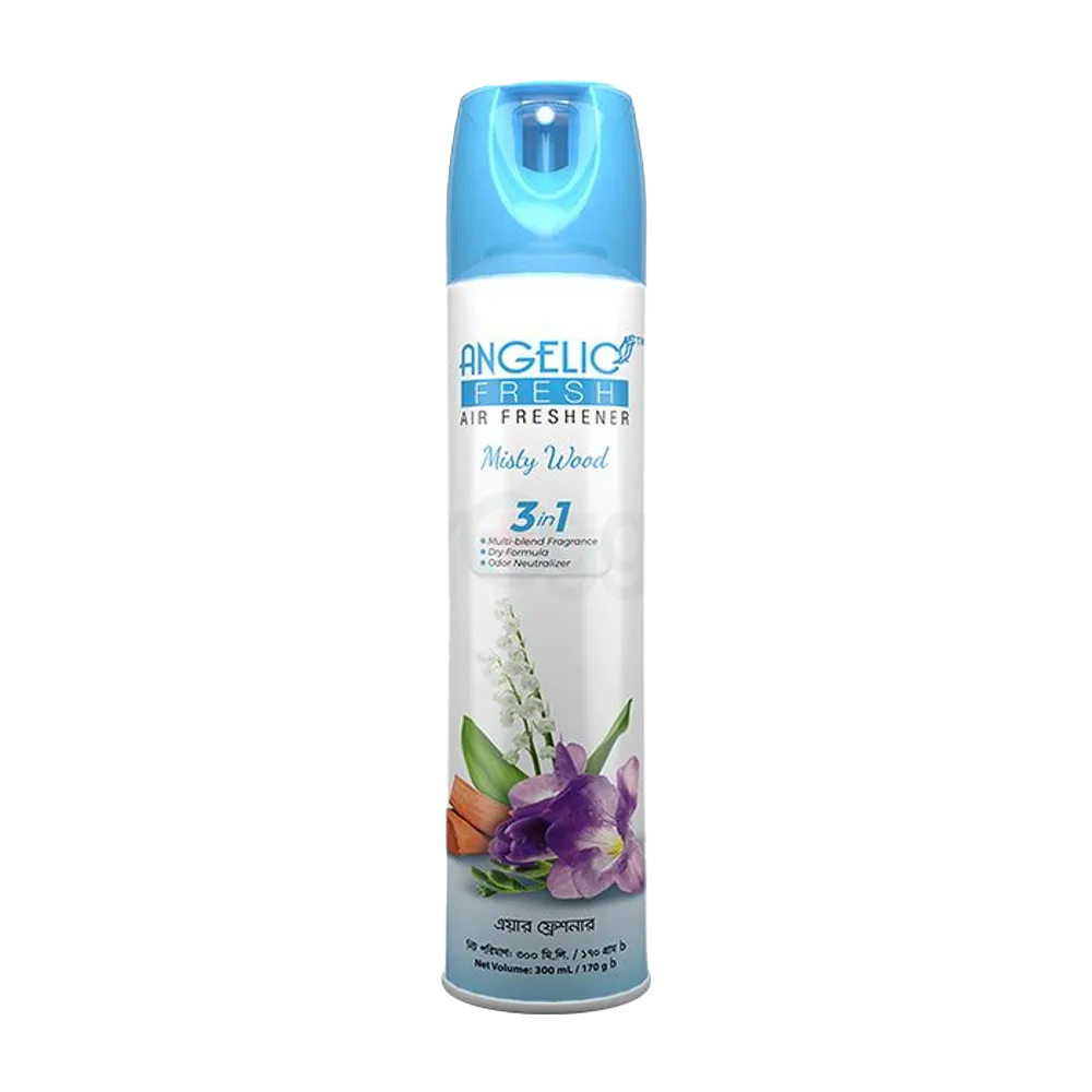 Angelic Fresh Misty Wood Air Freshener Spray 300ml – UK Imported | Saifuliya Mart Bangladesh