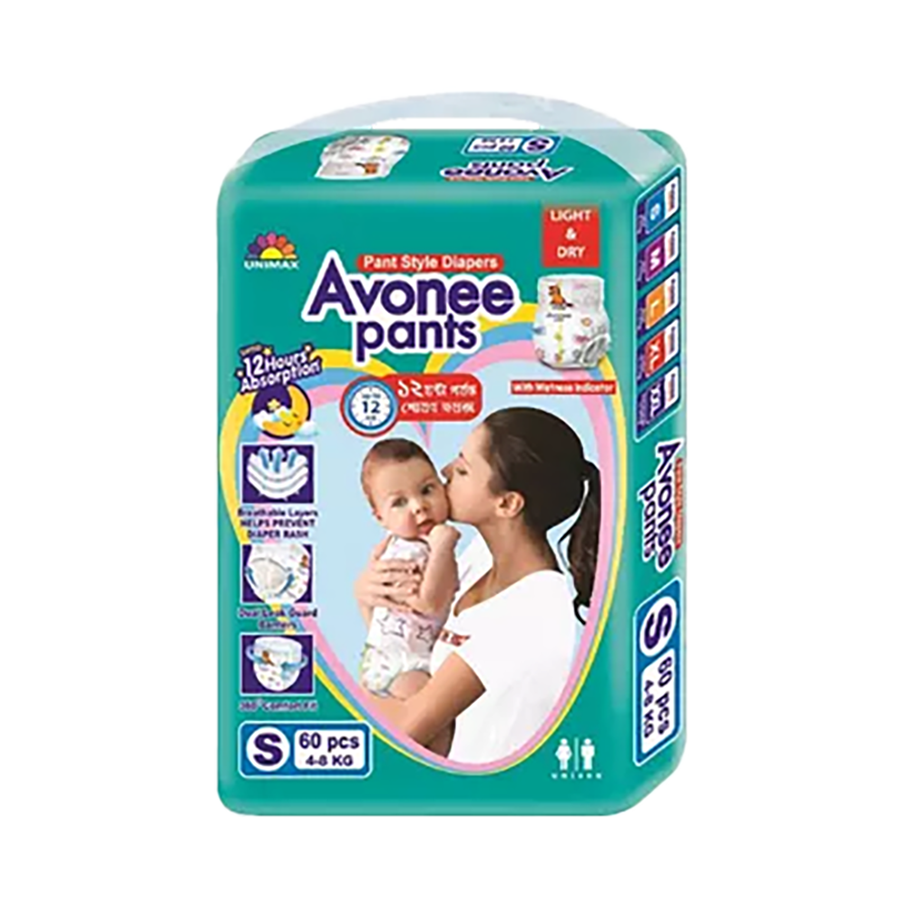 Avonee Disposable Baby Diaper Pant – Soft & Leakproof Baby Diapers for All Sizes